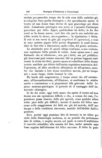 La rassegna d'ostetricia e ginecologia