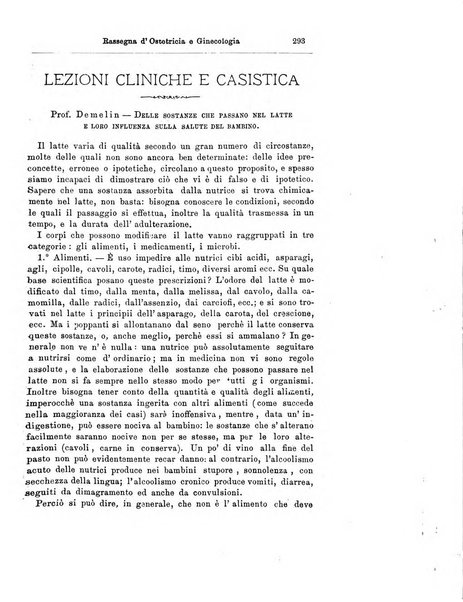 La rassegna d'ostetricia e ginecologia