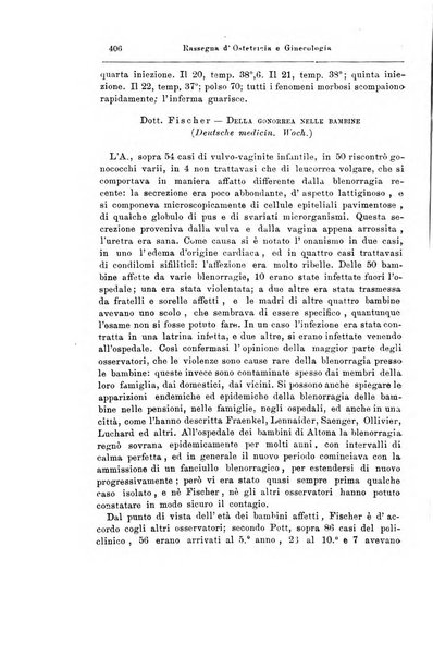 La rassegna d'ostetricia e ginecologia