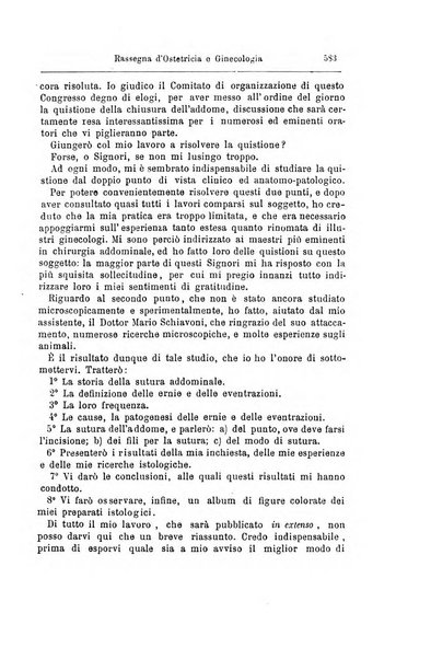 La rassegna d'ostetricia e ginecologia