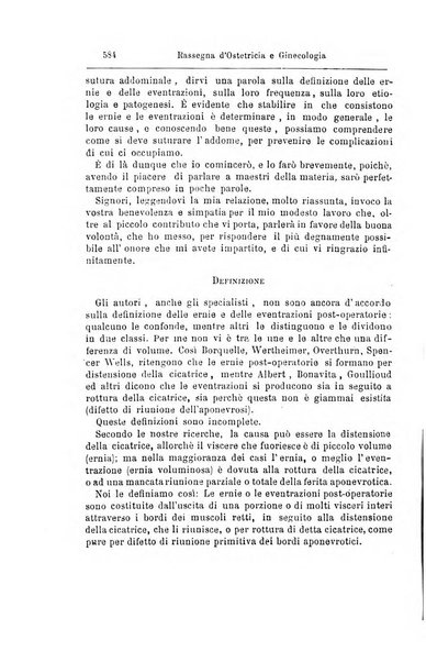 La rassegna d'ostetricia e ginecologia