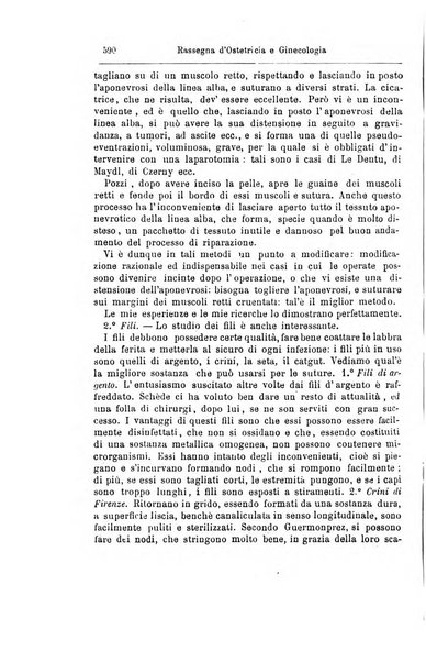 La rassegna d'ostetricia e ginecologia