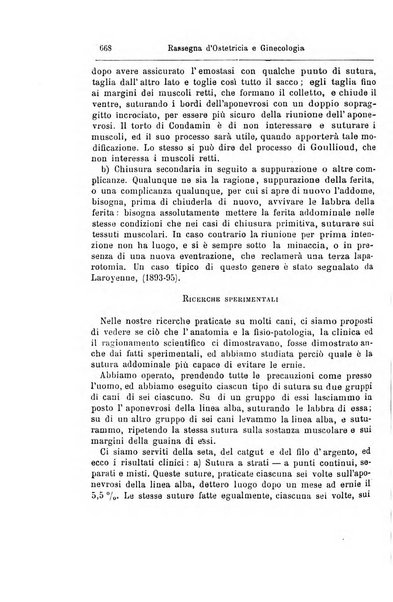 La rassegna d'ostetricia e ginecologia