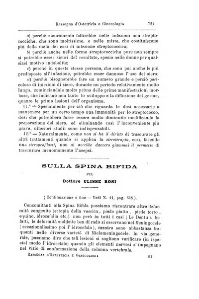 La rassegna d'ostetricia e ginecologia