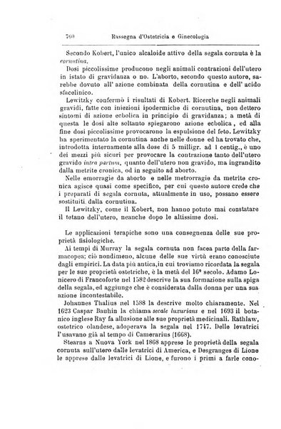 La rassegna d'ostetricia e ginecologia