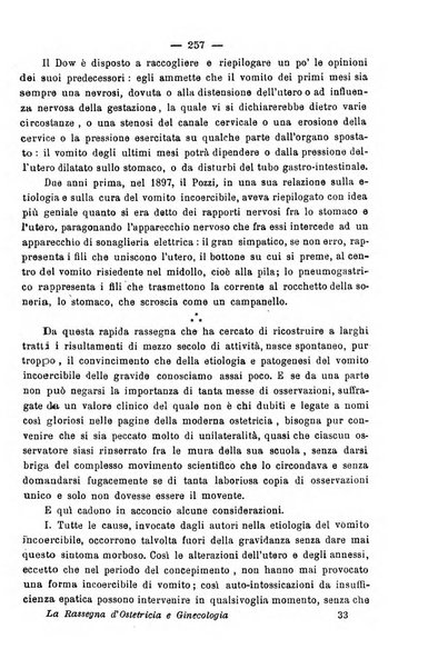 La rassegna d'ostetricia e ginecologia