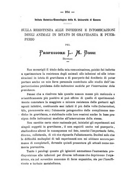 La rassegna d'ostetricia e ginecologia