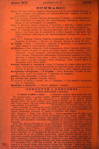 La rassegna d'ostetricia e ginecologia