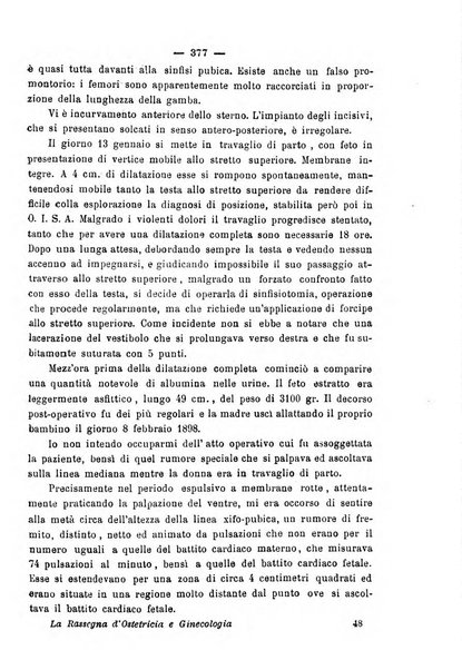 La rassegna d'ostetricia e ginecologia