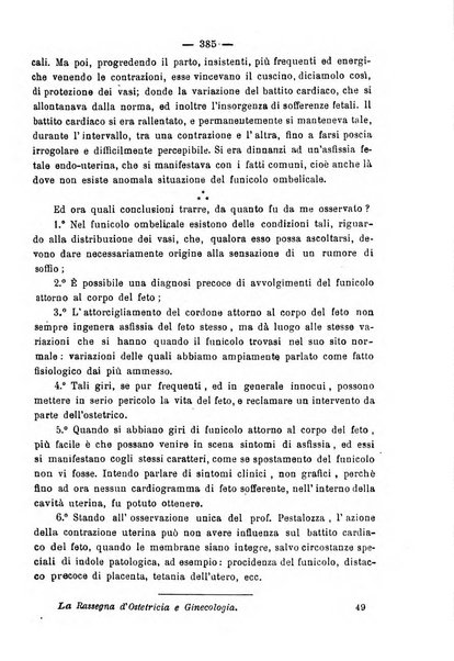 La rassegna d'ostetricia e ginecologia