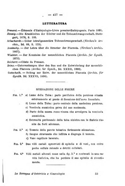 La rassegna d'ostetricia e ginecologia