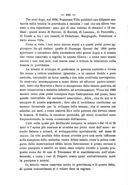 La rassegna d'ostetricia e ginecologia