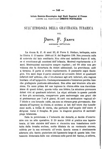 La rassegna d'ostetricia e ginecologia