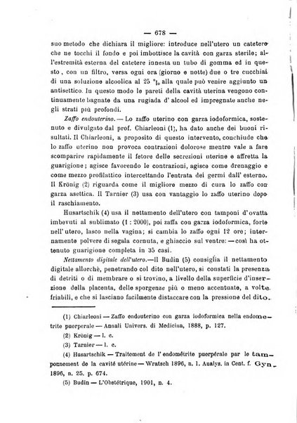 La rassegna d'ostetricia e ginecologia