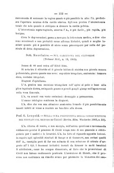 La rassegna d'ostetricia e ginecologia