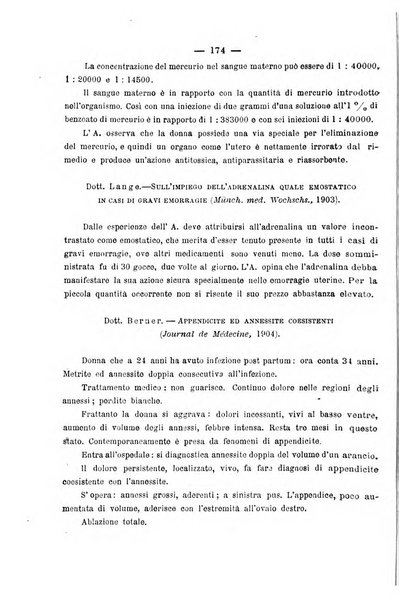 La rassegna d'ostetricia e ginecologia