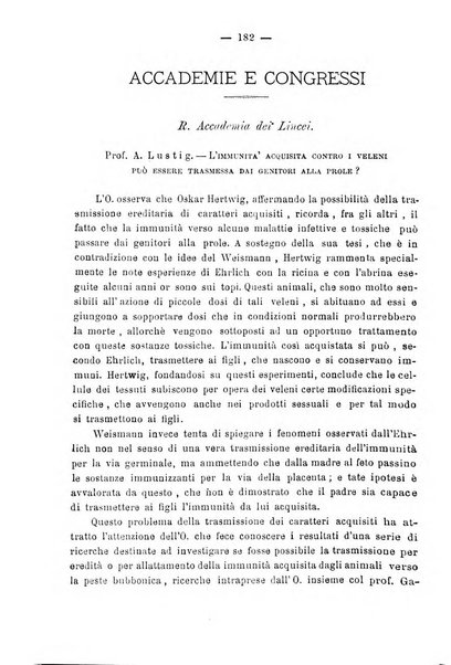 La rassegna d'ostetricia e ginecologia