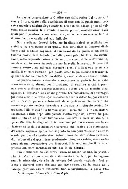 La rassegna d'ostetricia e ginecologia