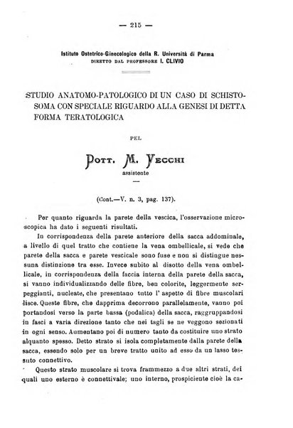 La rassegna d'ostetricia e ginecologia