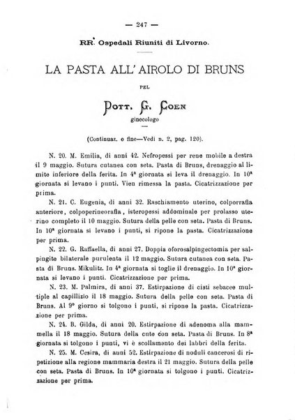 La rassegna d'ostetricia e ginecologia