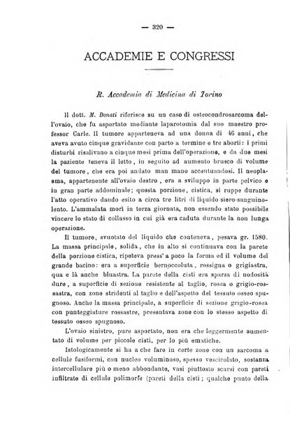 La rassegna d'ostetricia e ginecologia