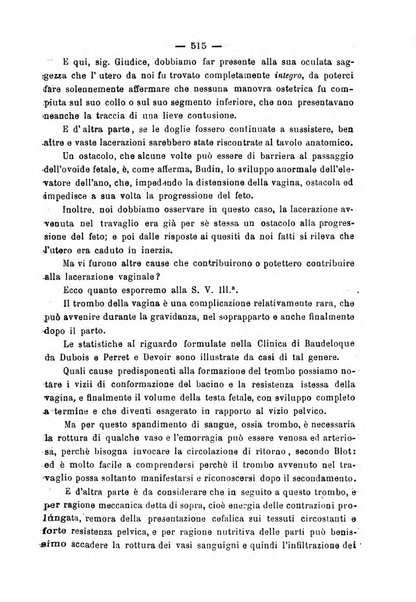 La rassegna d'ostetricia e ginecologia