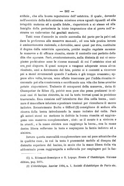 La rassegna d'ostetricia e ginecologia