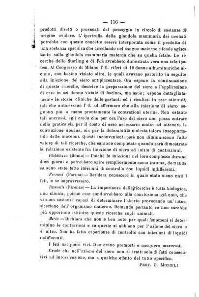 La rassegna d'ostetricia e ginecologia