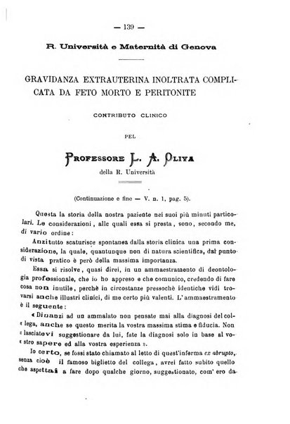 La rassegna d'ostetricia e ginecologia