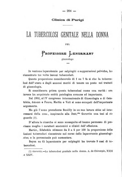 La rassegna d'ostetricia e ginecologia