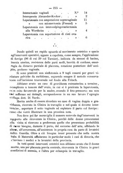 La rassegna d'ostetricia e ginecologia