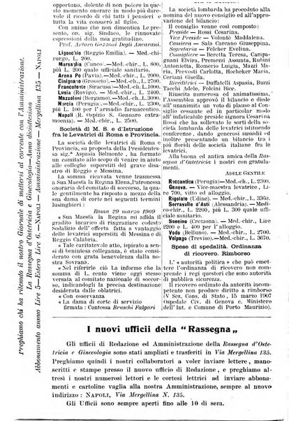 La rassegna d'ostetricia e ginecologia