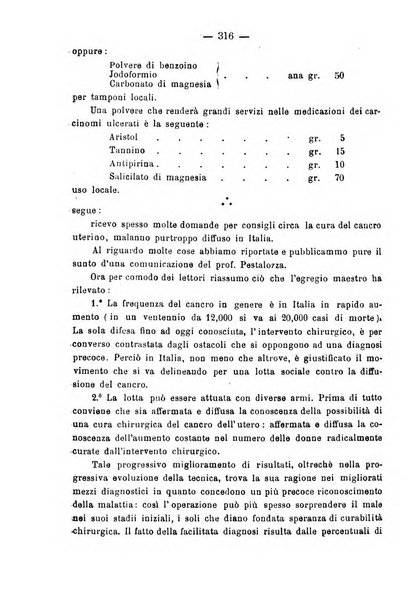 La rassegna d'ostetricia e ginecologia