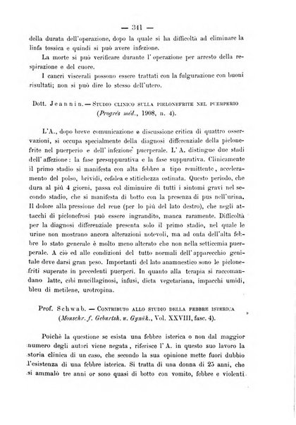 La rassegna d'ostetricia e ginecologia