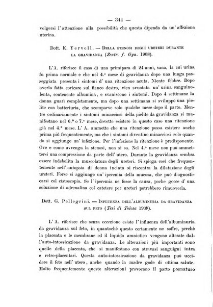 La rassegna d'ostetricia e ginecologia