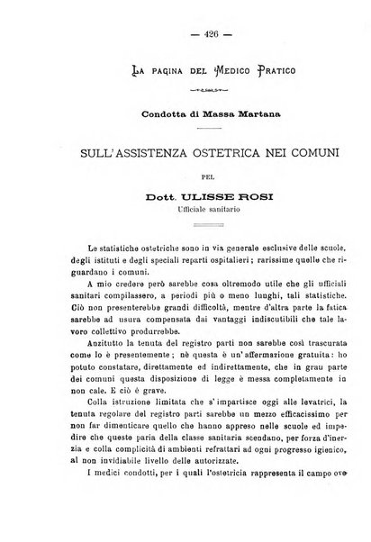 La rassegna d'ostetricia e ginecologia