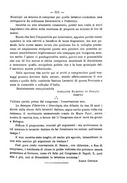 La rassegna d'ostetricia e ginecologia