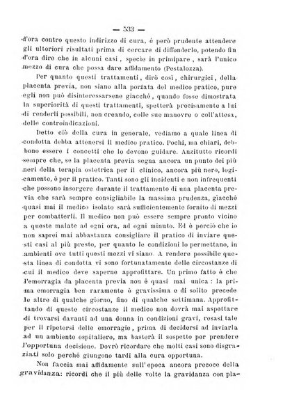 La rassegna d'ostetricia e ginecologia