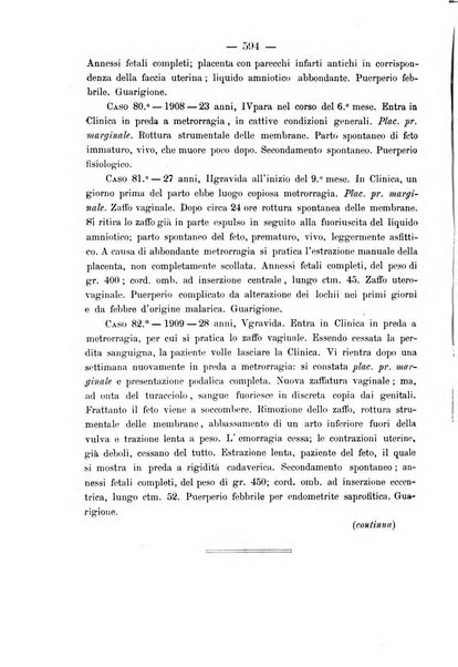 La rassegna d'ostetricia e ginecologia