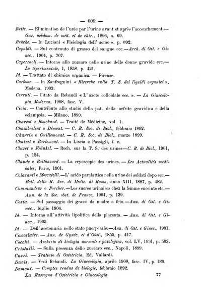 La rassegna d'ostetricia e ginecologia