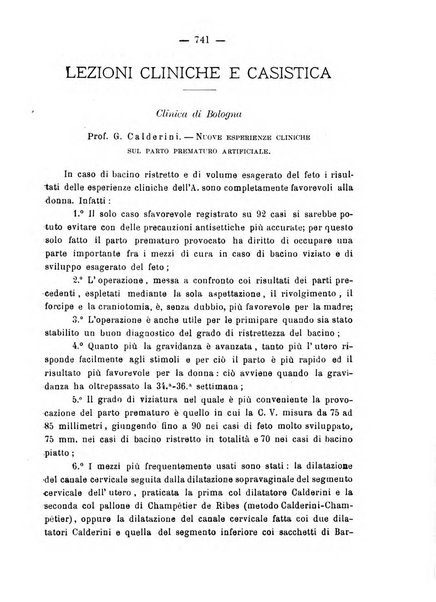 La rassegna d'ostetricia e ginecologia