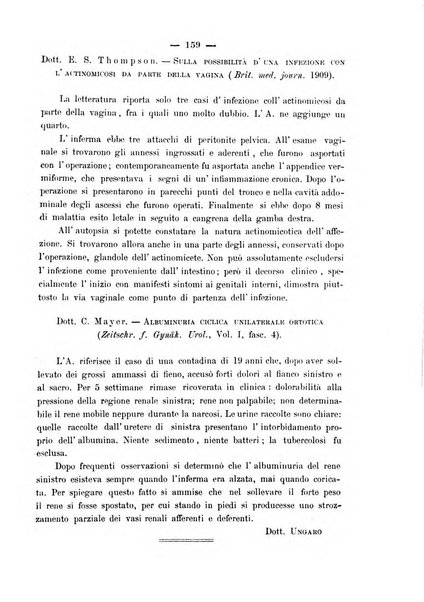 La rassegna d'ostetricia e ginecologia