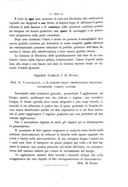 La rassegna d'ostetricia e ginecologia