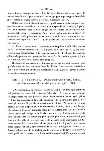 La rassegna d'ostetricia e ginecologia