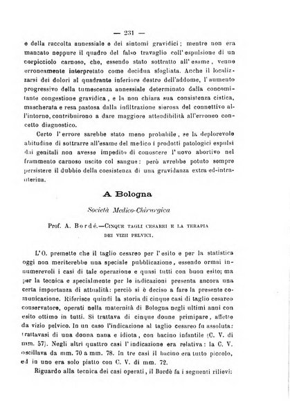 La rassegna d'ostetricia e ginecologia