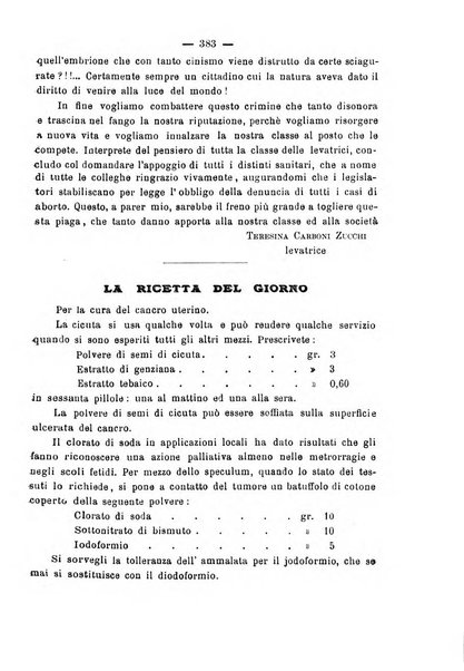 La rassegna d'ostetricia e ginecologia