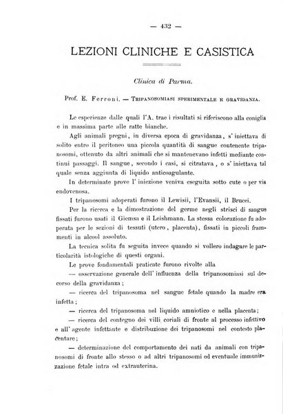 La rassegna d'ostetricia e ginecologia