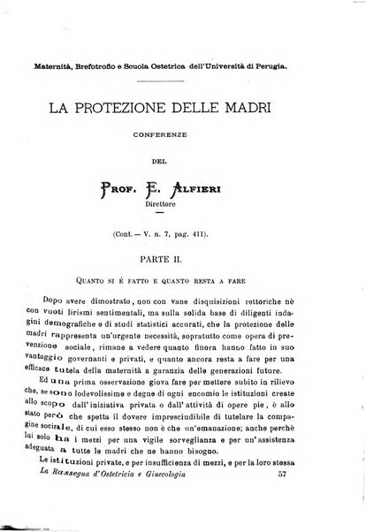 La rassegna d'ostetricia e ginecologia