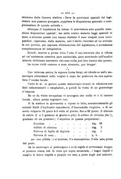 La rassegna d'ostetricia e ginecologia