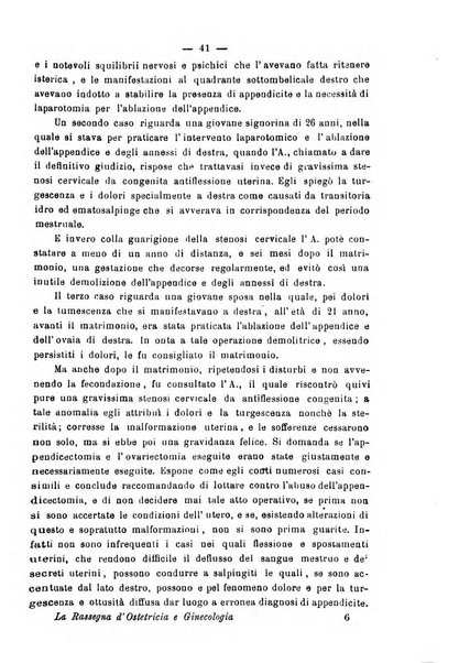 La rassegna d'ostetricia e ginecologia